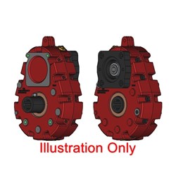 T33 PTO Drive 1:3.31 Ratio 6T 1 3/8" Straight Female Inpu SAE A Mount 9T 5/8" 16/32