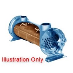 SHELL and TUBE ECM Series Extended Surface 2 Pass Shell 456 l/min Tube 228 l/min