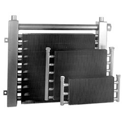 COOLING ELEMENT Heavy Duty Steel Fin & Tank Cu Tube 20Bar 1 1/4" BSPP 756 x 970 x 38mm