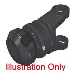 CLAMPLOCK Splined Yoke 1310 16T 35mm 2 Mod DIN 5480