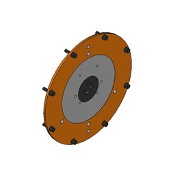 FLEXILOCK Drive Kit 63 Series SAE 5/ 6.5 DIN 2 MOUNT 1:8 Taper 1/8" KEY