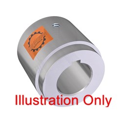 WELD-IN Round Bore 101 Series 1/2" Pilot Bore No Key 58mm Pilot