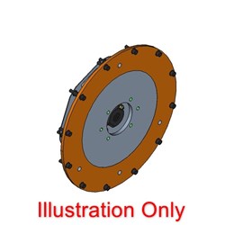 FLEXILOCK Drive Kit 101 Series SAE 3 Engine 11.5 Flywheel SAE B Mount 7/8" Bore 1/4"Key