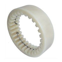 Polymer Element 127 Series Shaft to Shaft White with 28 Teeth