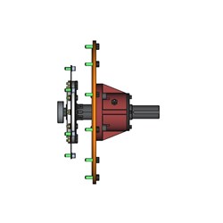 LIVE PTO Shaft  127 series SAE 4 Engine 8 Flywheel 52kW 2800 RPM