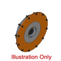 FLEXILOCK Drive Kit 127 Series SAE 4 Engine 10 Flywheel SAE A Mount 3/4" Bore 3/16"Key