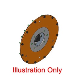 FLEXILOCK Drive Kit 127 Series SAE 3 Engine 10 Flywheel SAE C Mount 21T 1 3/8" 16/32