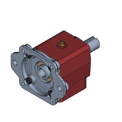 HDC Load Adaptor SAE C Mount 14T 1 1/4" 12/24 1 1/2" Shaft with 3/8" Key