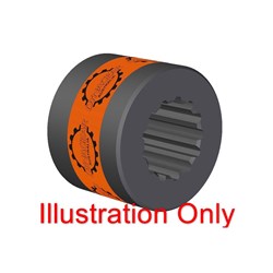 PRECISION SPLINE HUB 14T 1 1/4" 12/24 SAE C