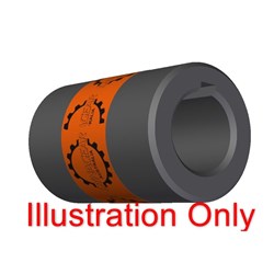 ROUND BORE MUFF COUPLING 1 1/16" Bore 1/4" Key