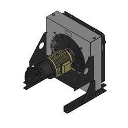 AIR COOLED Heat Exchanger DC DC31Y 415V 3Phase 50Hz 4Pole 500mm Fan & 10UR 40l/min Pump