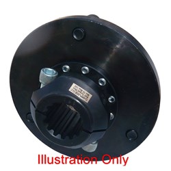 DG8 CLAMPLOCK Flange Kit 14T 1 1/4"12/24