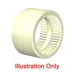 M38 Nylon Element White with 44 Teeth