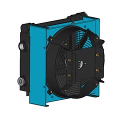 AIR COOLED Heat Exchanger VC VCL4X ORBIT Hyd Motor 8.2cc Rear Port & Bypass 50-60c 4Bar