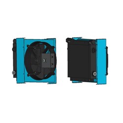 AIR COOLED Heat Exchanger VC VCL5N ORBIT Hyd Motor 12.9cc Rear Port & Bypass 50-60c 4Bar