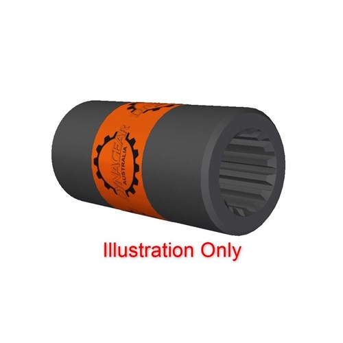 SPLINE COUPLING 6T 1 3/8