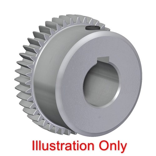 HOF42 Flexible Coupling 24mm Bore 8mm Key