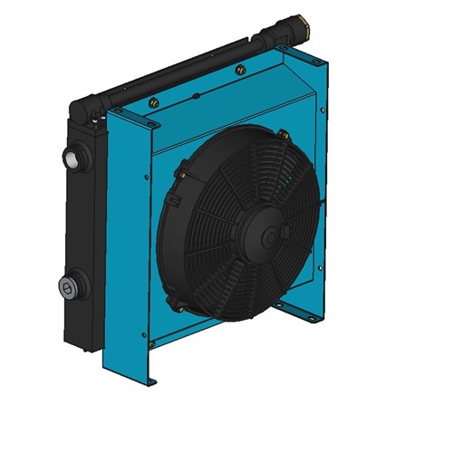 AIR COOLED Heat Exchanger VC VC6X 12V DC Fan With Bypass 50-60c 4Bar
